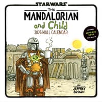 image Mandalorian &amp; Child 2026 Wall Calendar Main Product Image