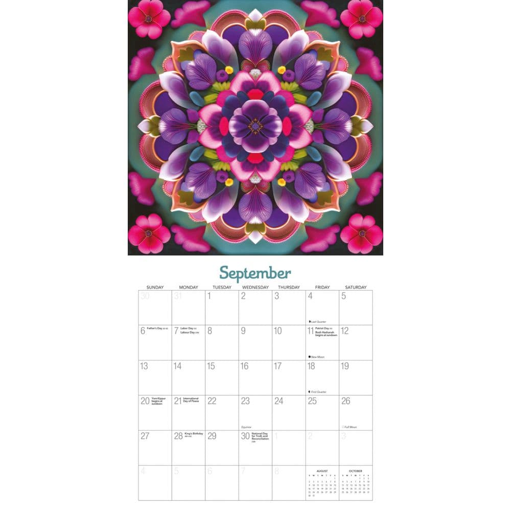 Mystic Flowers 2026 Wall Calendar Fourth Alternate Image