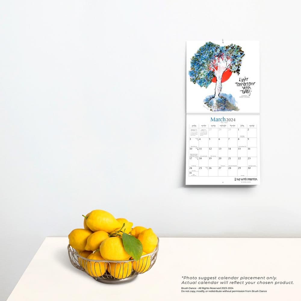 Live with Intention 2024 Mini Wall Calendar