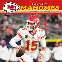 image NFL Kansas City Chiefs Patrick Mahomes 2027 Wall Calendar Main Product Image