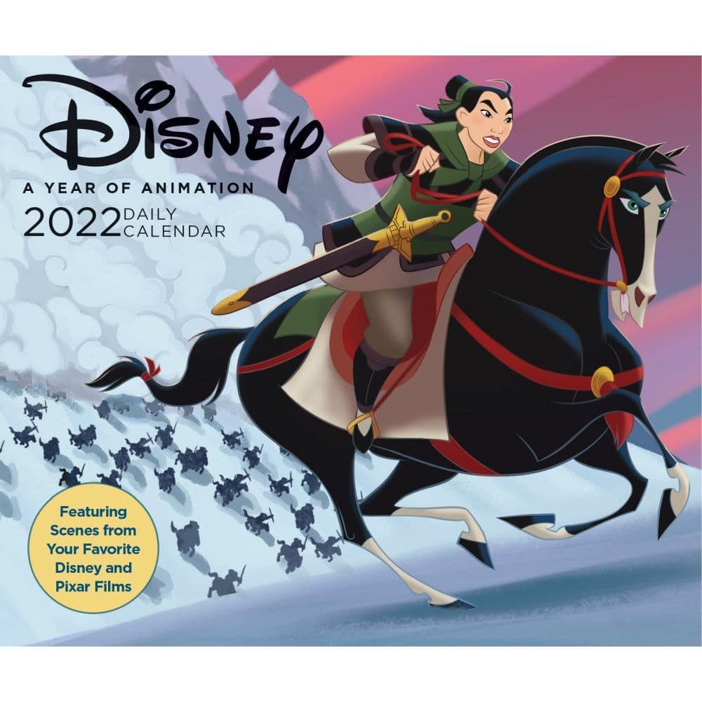 Disney Year of Animation 2022 Desk Calendar