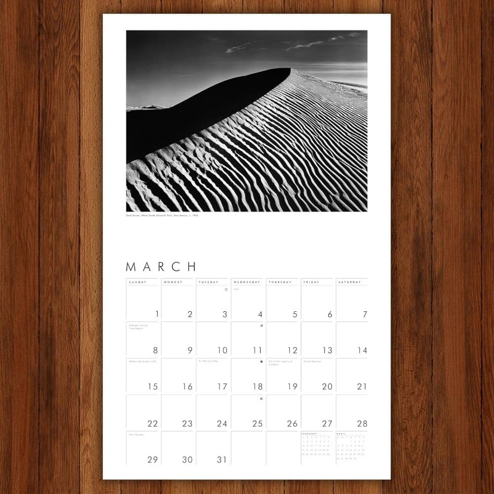 Ansel Adams 2026 Wall Calendar Fourth Alternate Image