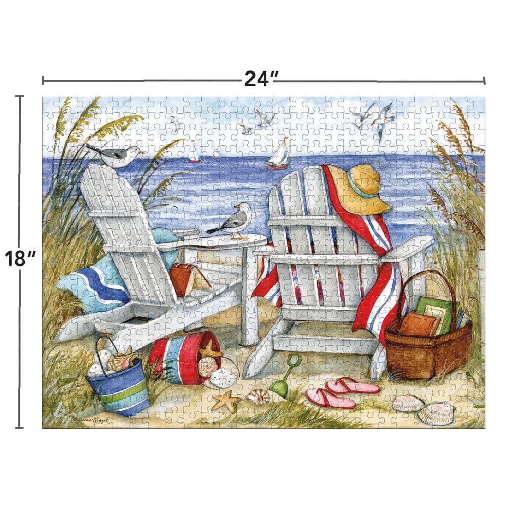 Sun and Sand 500 Piece Puzzle Fifth Alternate Image