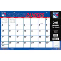 image NHL New York Rangers Small 2027 Desk Pad
