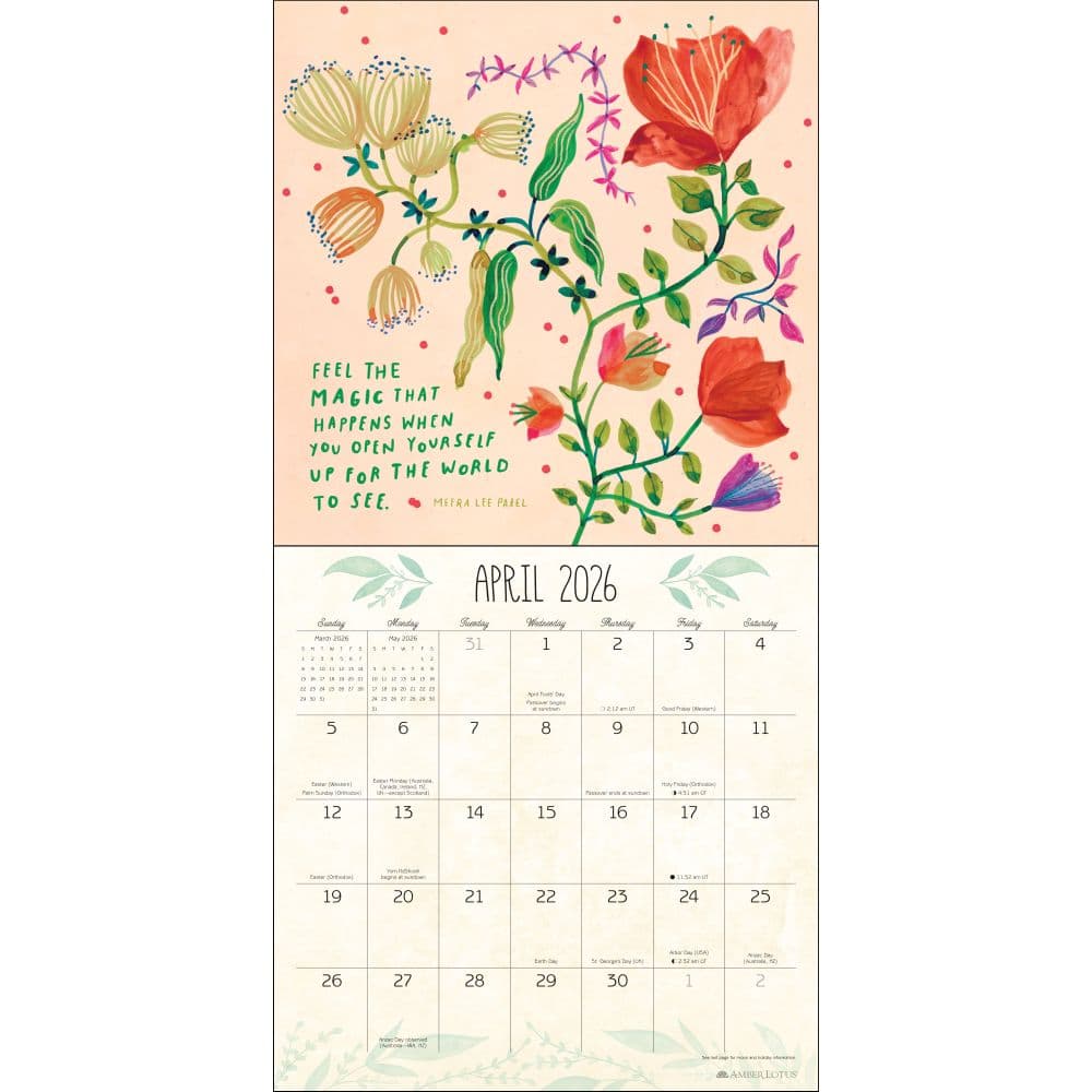 You Are Made of Stars by Meera Lee Patel 2026 Wall Calendar Second Alternate Image