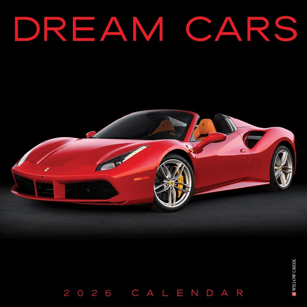 Dream Cars 2026 Mini Wall Calendar Main Image