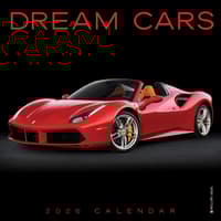 image Dream Cars 2026 Mini Wall Calendar Main Image