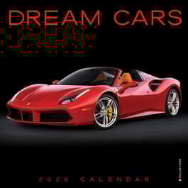 Dream Cars 2026 Mini Wall Calendar