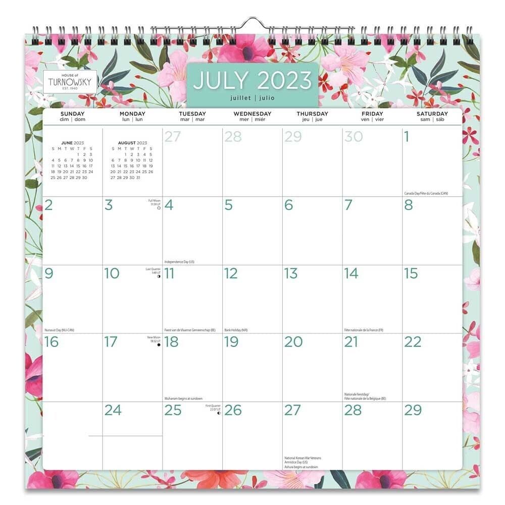 Turnowsky House Flower Shop Plato 2024 Wall Calendar Main Product Image width=&quot;1000&quot; height=&quot;1000&quot;