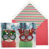 image Two Kittens in Glasses Christmas Card Main Product Image