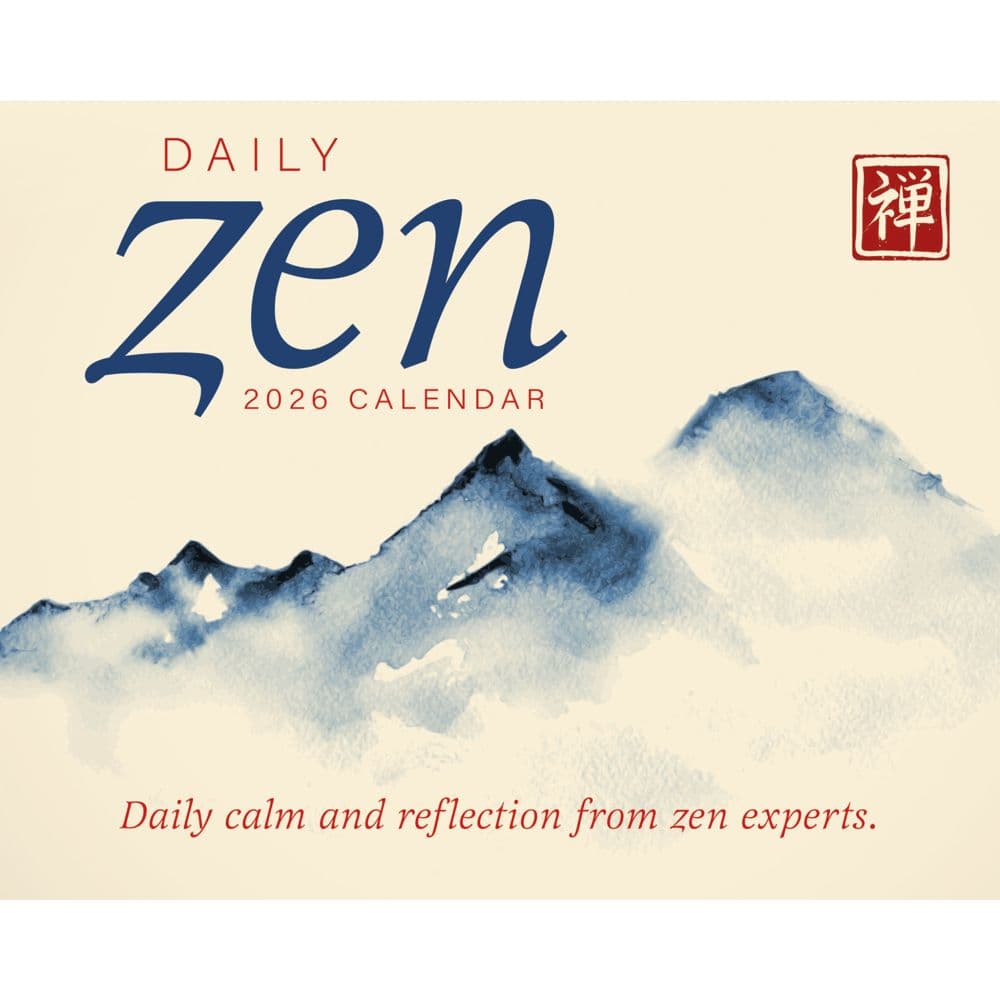 Daily Zen 2026 Desk Calendar Main Image