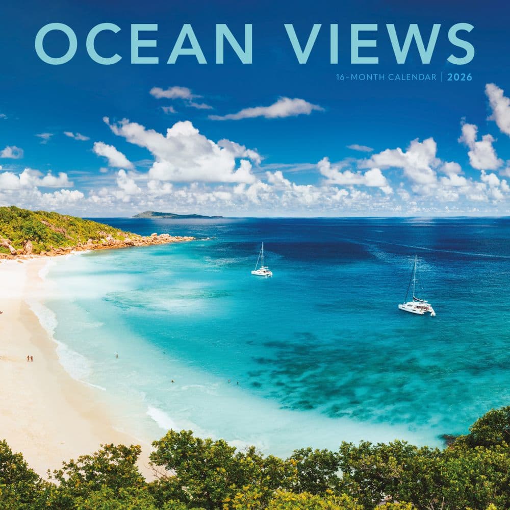 Ocean View 2026 Wall Calendar Main Image