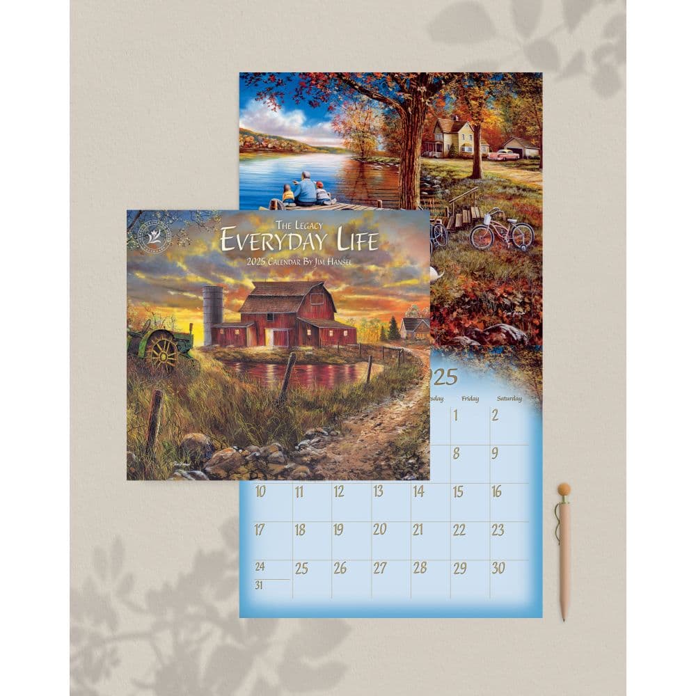 Everyday Life by Jim Hansel 2025 Wall Calendar Third Alternate Image width=&quot;1000&quot; height=&quot;1000&quot;