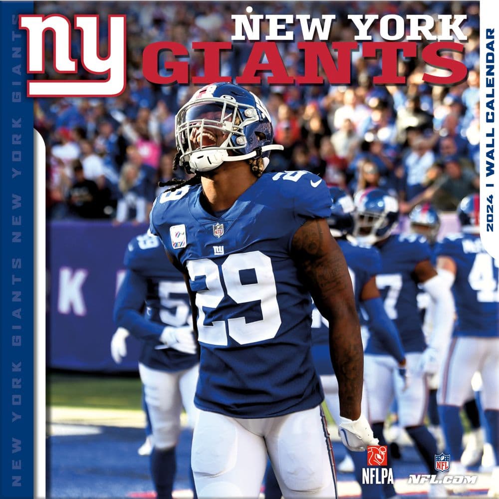 NFL New York Giants 2024 Wall Calendar