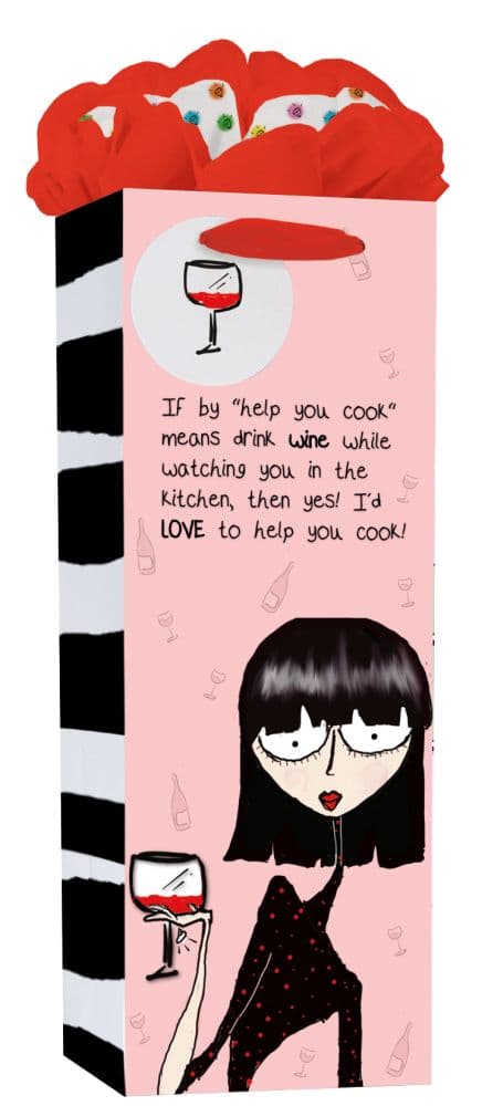 Sketchy Chics Cooking Bottle GoGo Gift Bag