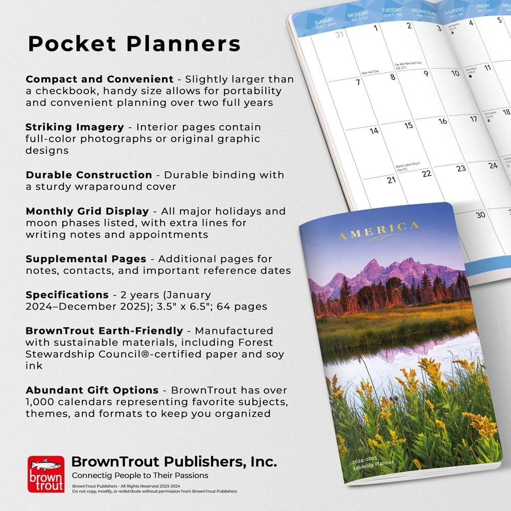 America 2 Year Pocket 2024 Planner Fourth Alternate Image width=&quot;1000&quot; height=&quot;1000&quot;
