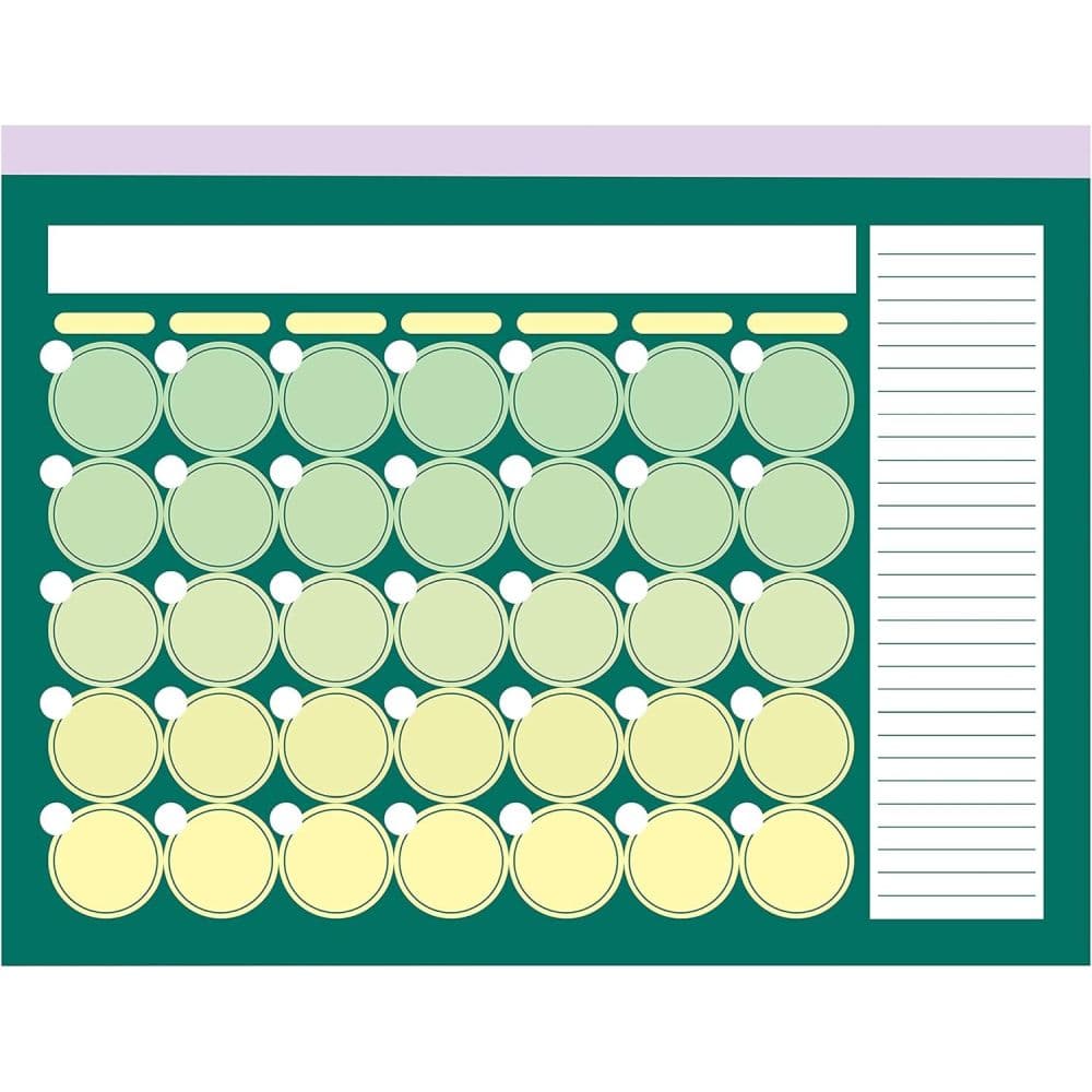 Purple Undated Desk Pad Fifth Alternate Image