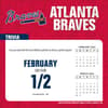 image MLB Atlanta Braves 2025 Desk Calendar Second Alternate Image