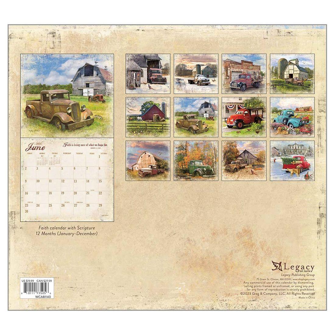 Heartland Blessings 2024 Wall Calendar - Calendars.com