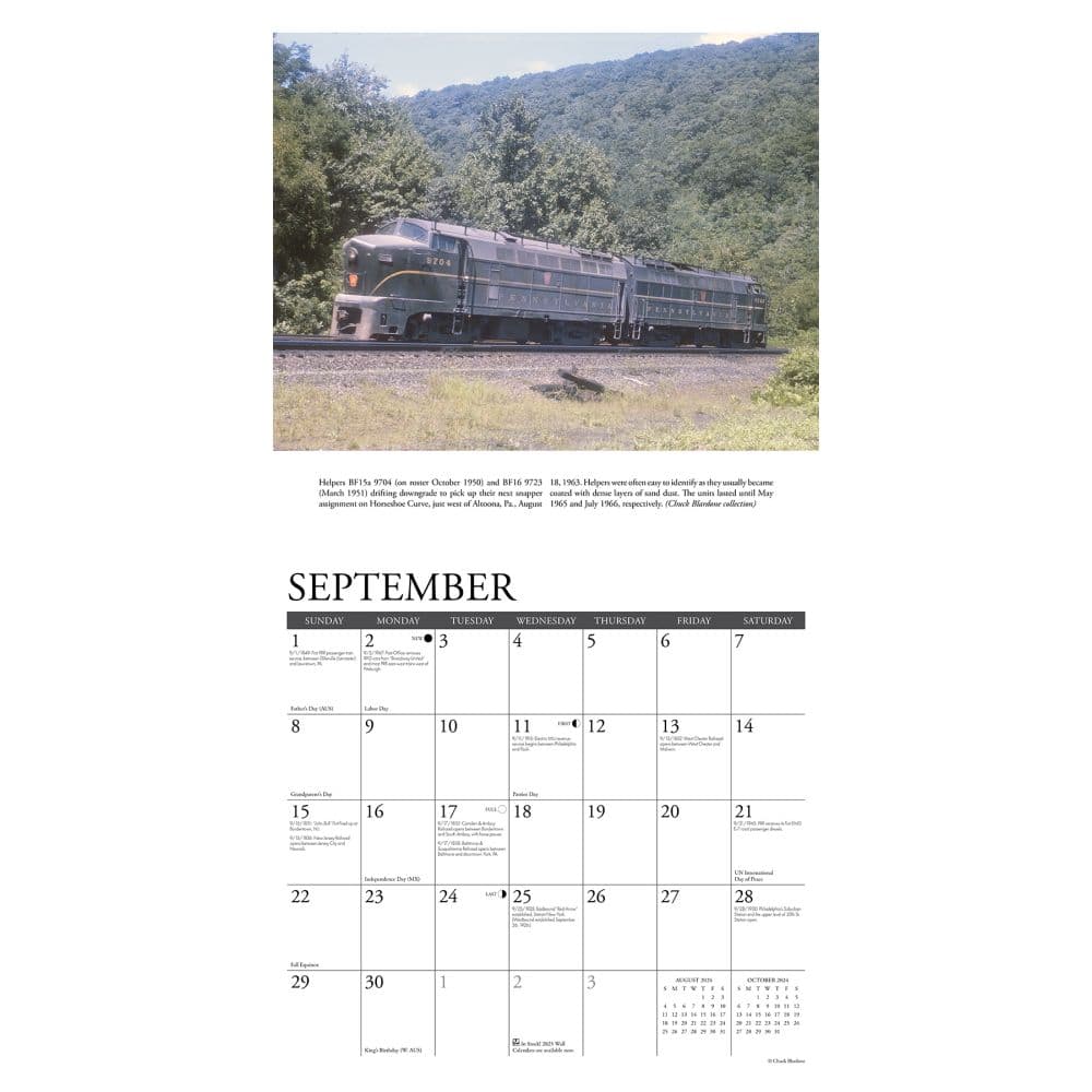 Pennsylvania Railroad 2024 Wall Calendar