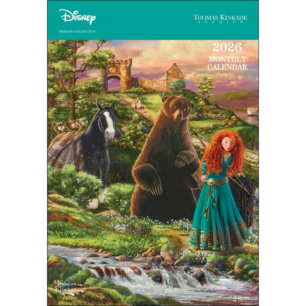 Thomas Kinkade Disney Monthly 2026 Pocket Planner Main Image