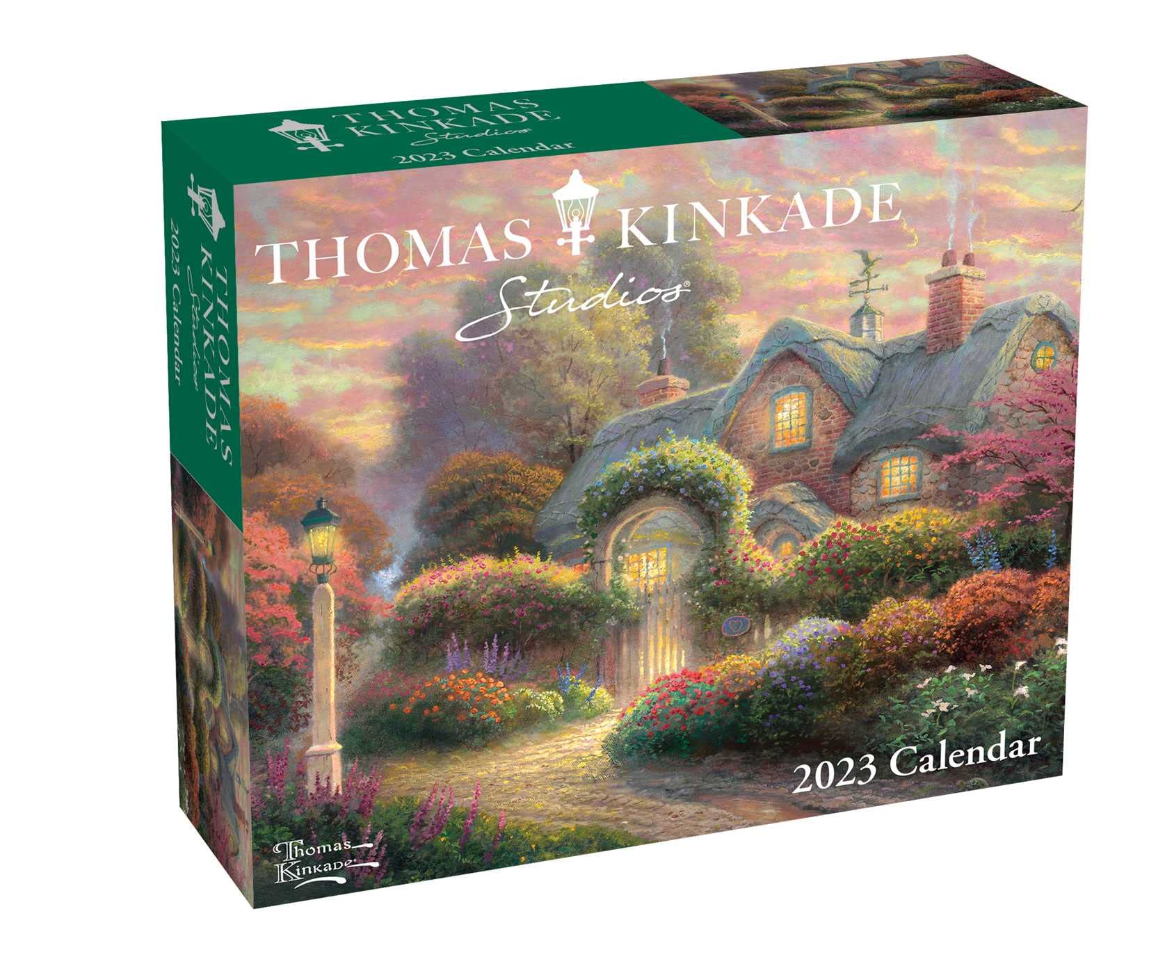 Thomas Kinkade Painter of Light 2023 Desk Calendar