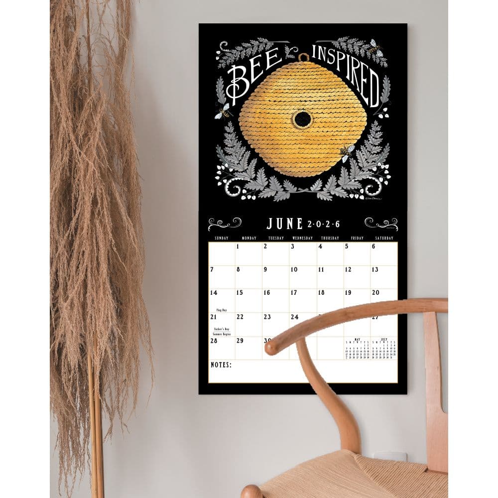 Beeutiful Life by Deb Strain 2026 Wall Calendar Fourth Alternate Image