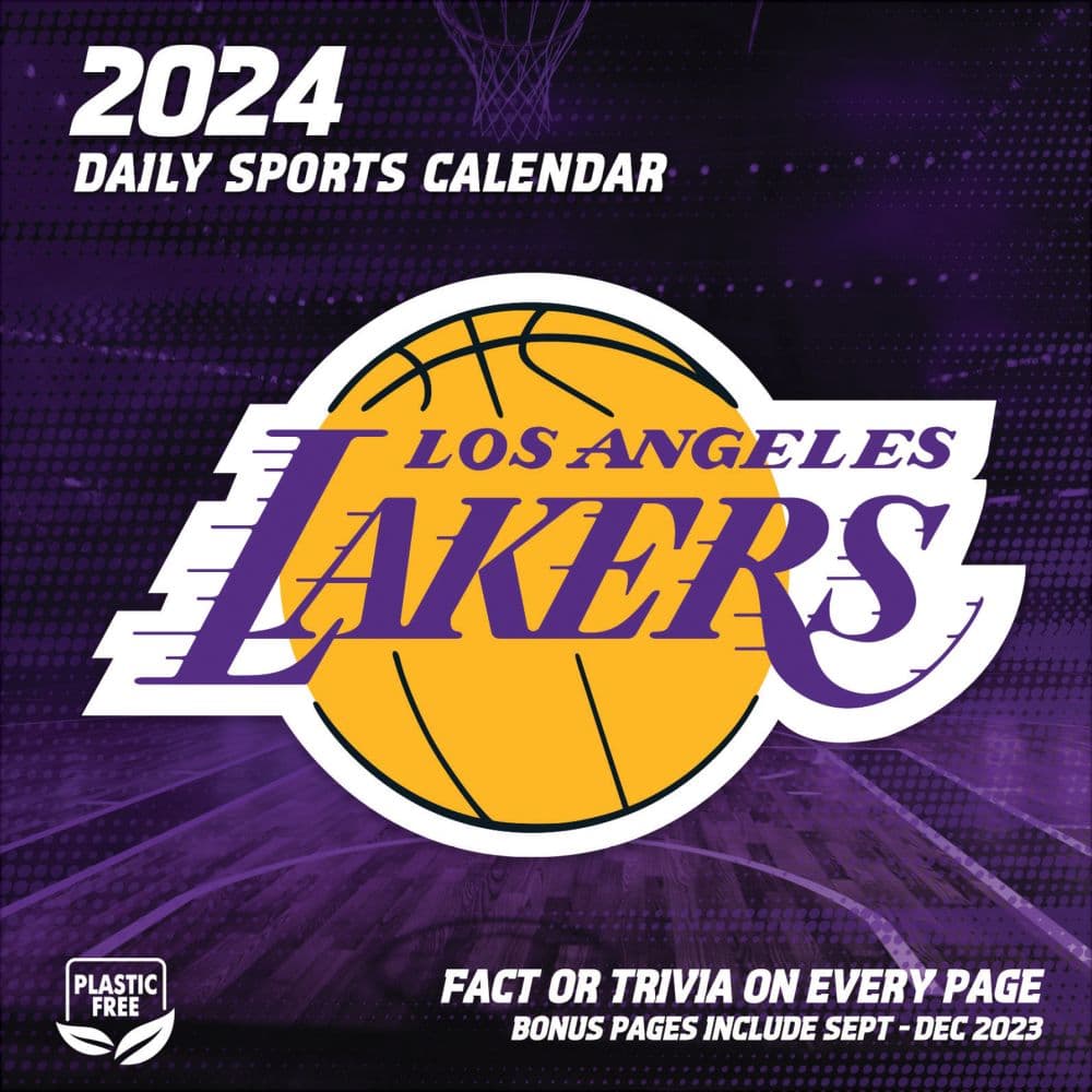 NBA Los Angeles Lakers 2024 Desk Calendar