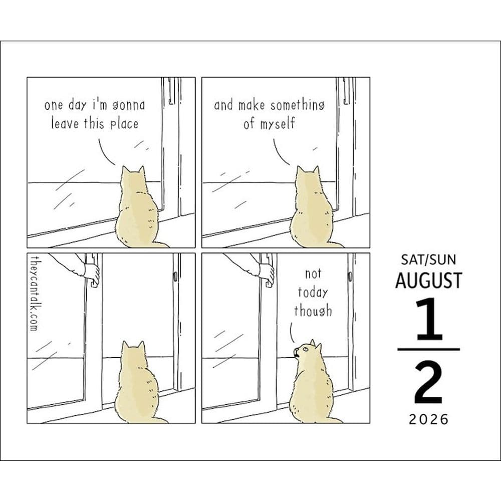 They Can Talk Comic 2026 Desk Calendar Fourth Alternate Image