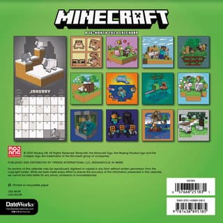 Minecraft 2024 Mini Poster Calendar