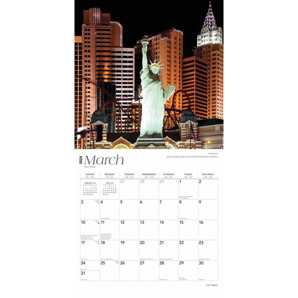 Las Vegas 2025 Wall Calendar