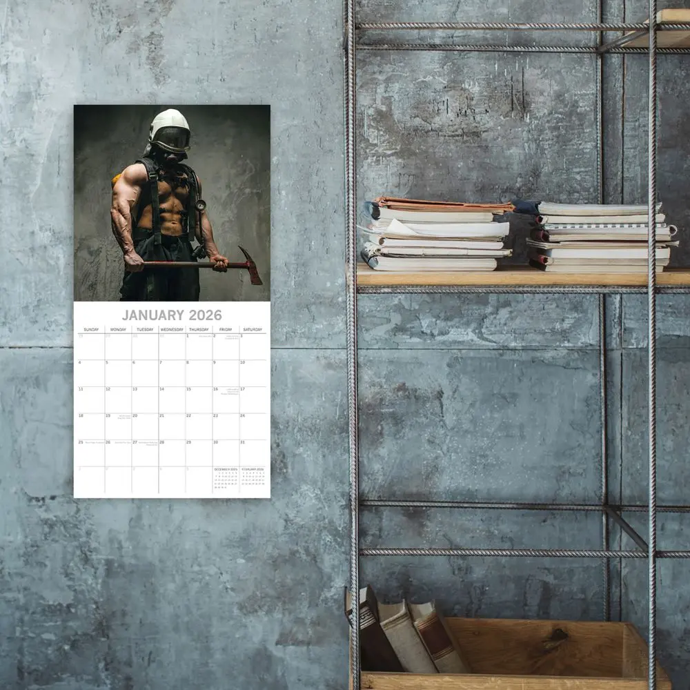 Firefighters 2026 Wall Calendar
