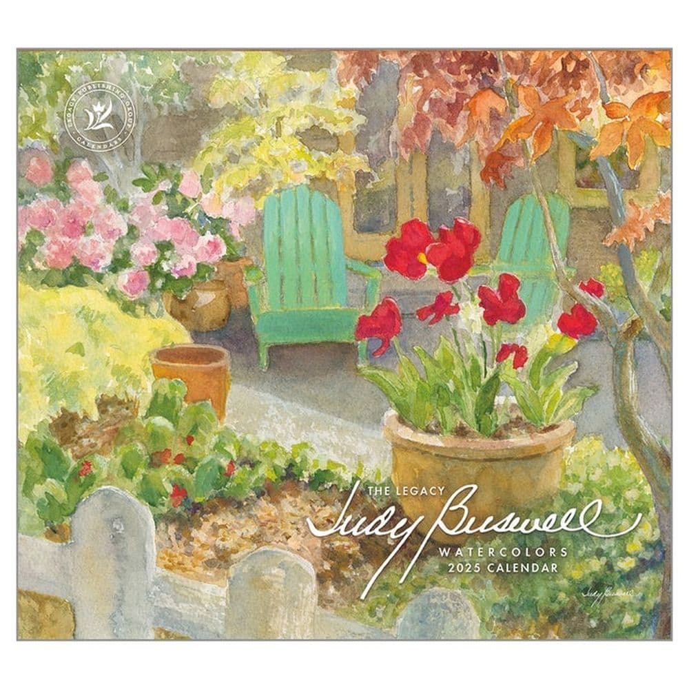 Watercolors by Judy Buswell 2025 Wall Calendar