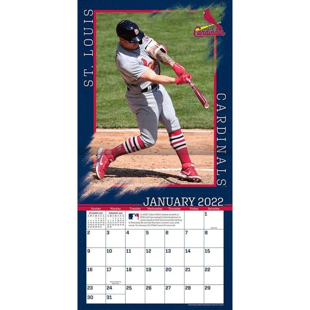 St Louis Cardinals 2022 Wall Calendar Calendars Com