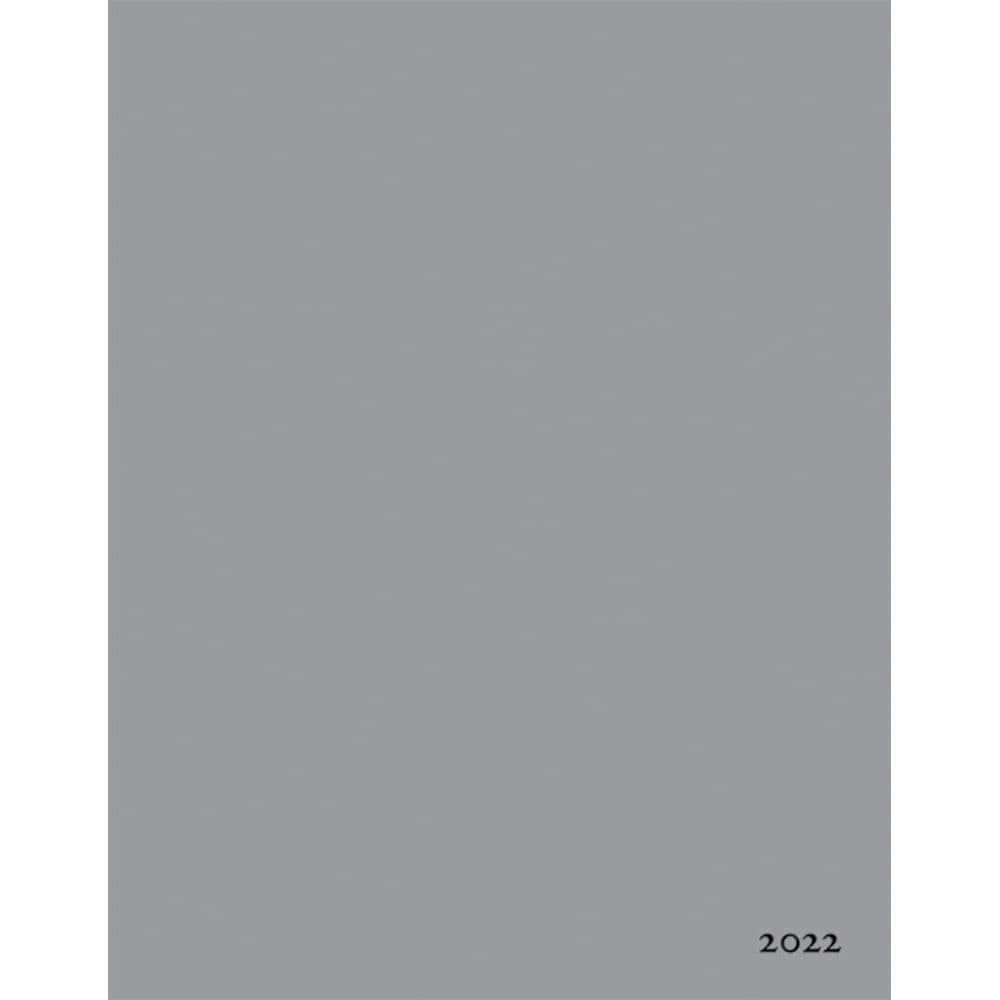 Gray Solid 2022 Planner