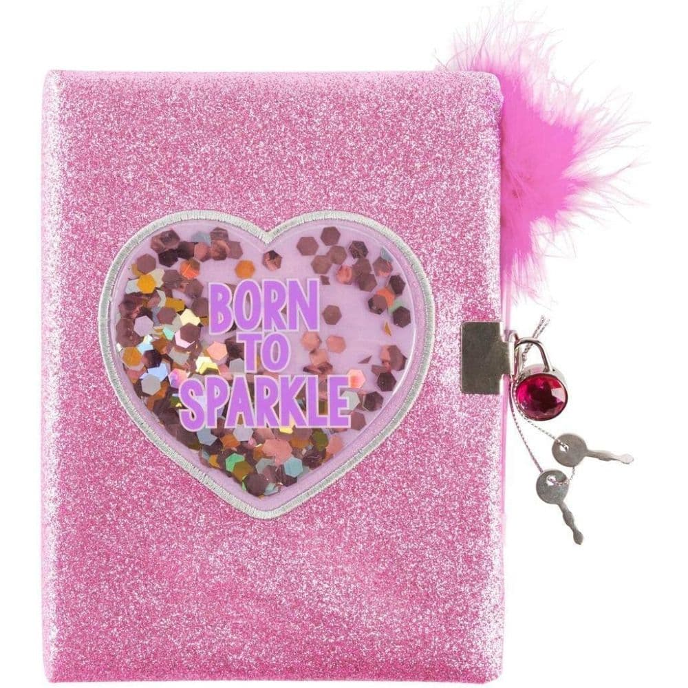 Born To Sparkle Glitter Journal Main Product Image