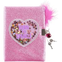 image Born To Sparkle Glitter Journal Main Product Image