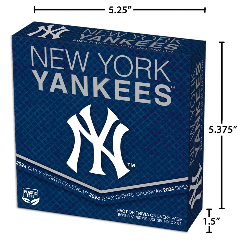 MLB New York Yankees 2024 Desk Calendar Sixth Alternate Image width=&quot;1000&quot; height=&quot;1000&quot;