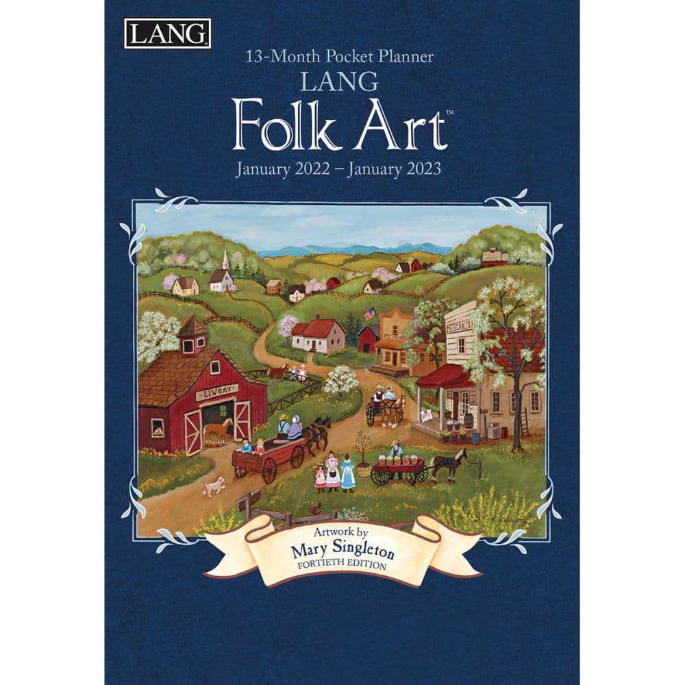 Lang Folk Art Monthly 2022 Pocket Planner