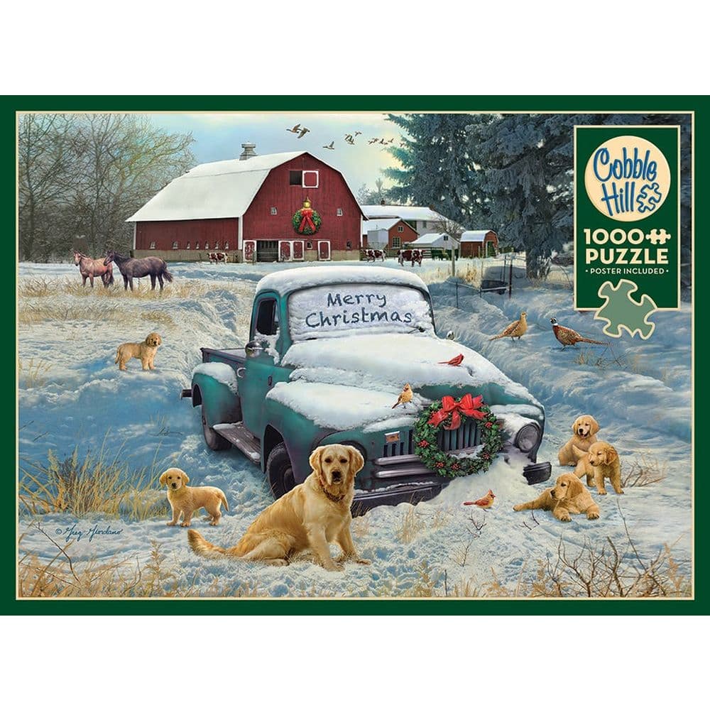 Merry Christmas 1000 Piece Puzzle Main Product Image