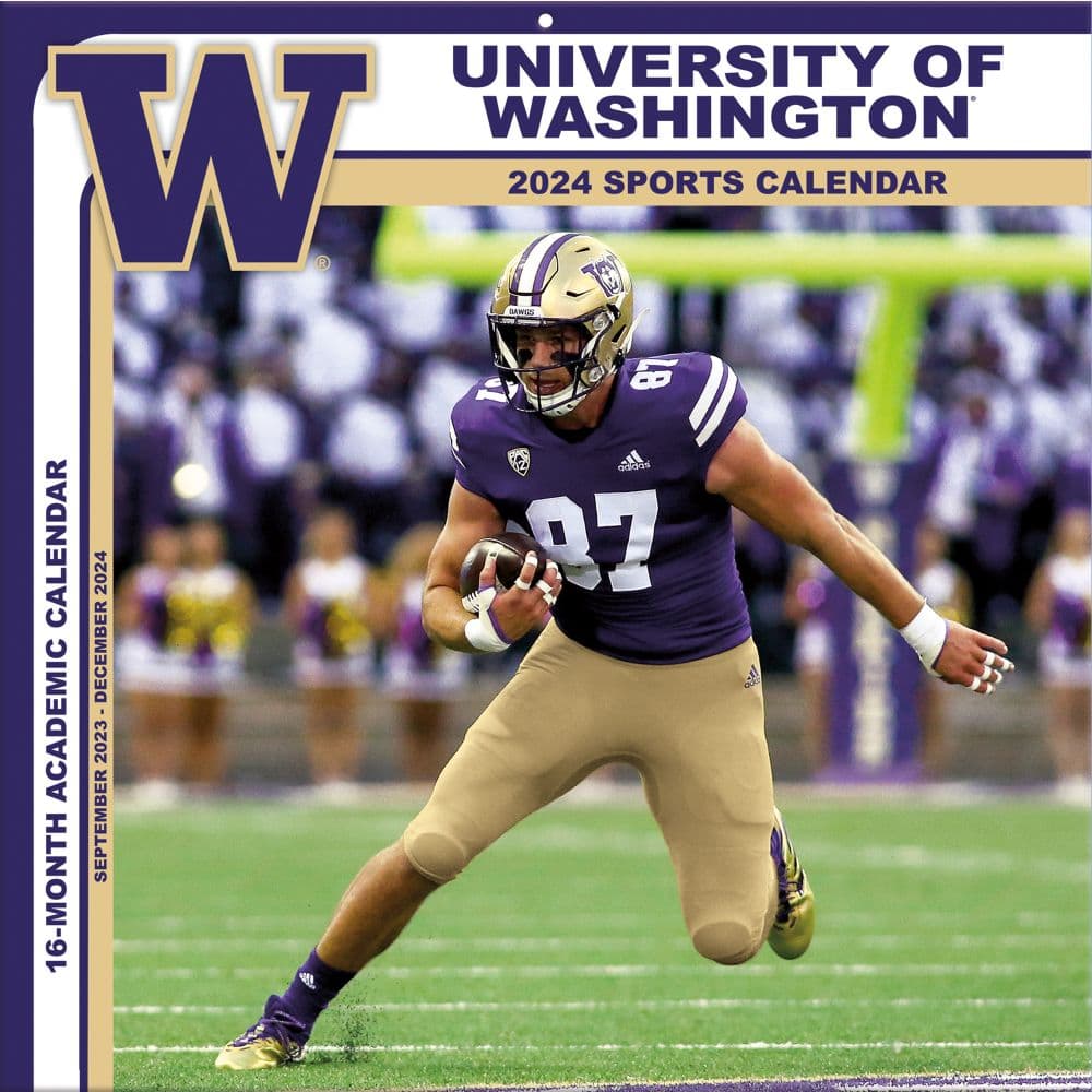 COL Washington Huskies 2024 Wall Calendar