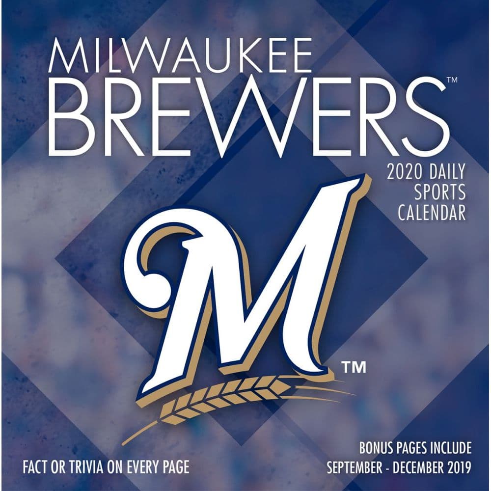 Milwaukee Brewers Desk Calendar Calendars Com