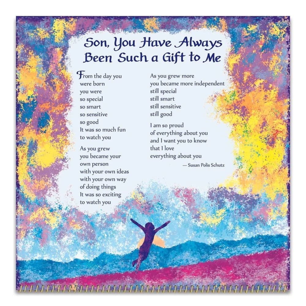 To My Son With Love 2026 Wall Calendar by Susan Polis Schutz Second Alternate Image