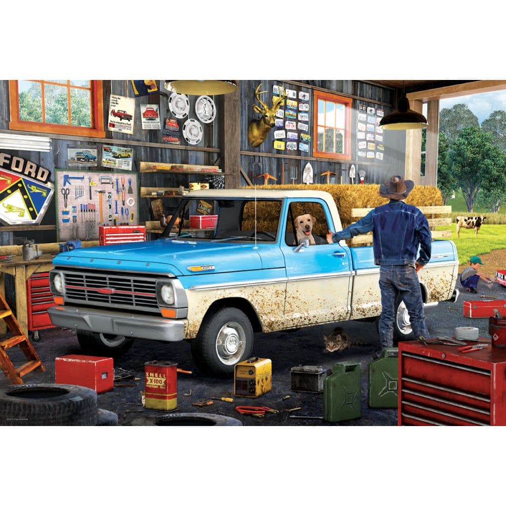 Ford Pickup Truck 550 Piece Puzzle First Alternate Image width=&quot;1000&quot; height=&quot;1000&quot;