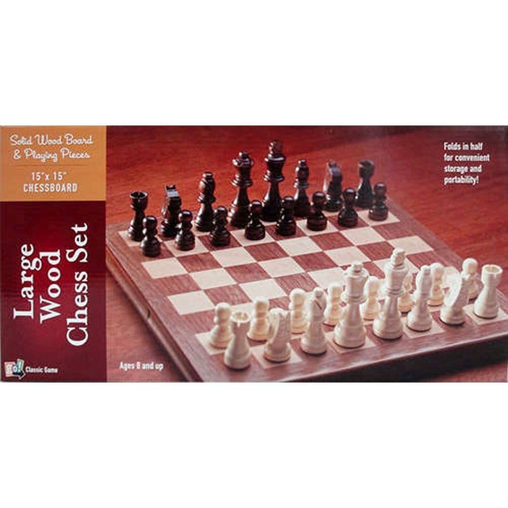 Large Wooden Chess Set Main Image