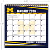 image Michigan Wolverines 2026 Easel Desk Calendar Second Alternate Image