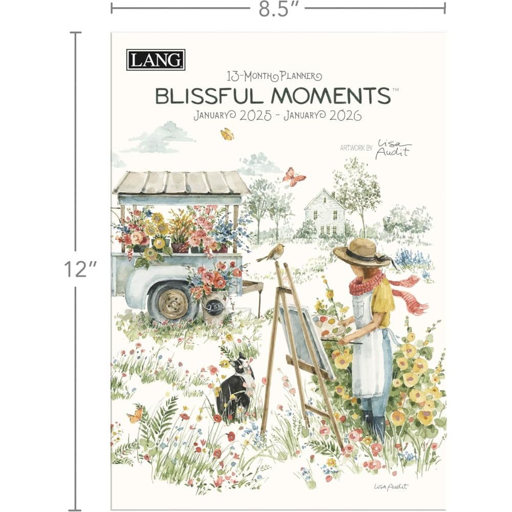 Blissful Moments by Lisa Audit 2025 Monthly Planner Seventh Alternate Image width=&quot;1000&quot; height=&quot;1000&quot;