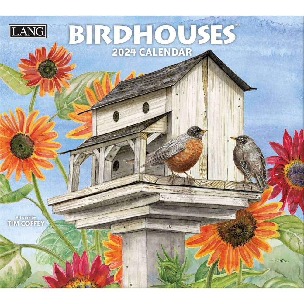 Birdhouses 2024 Wall Calendar Main Image
