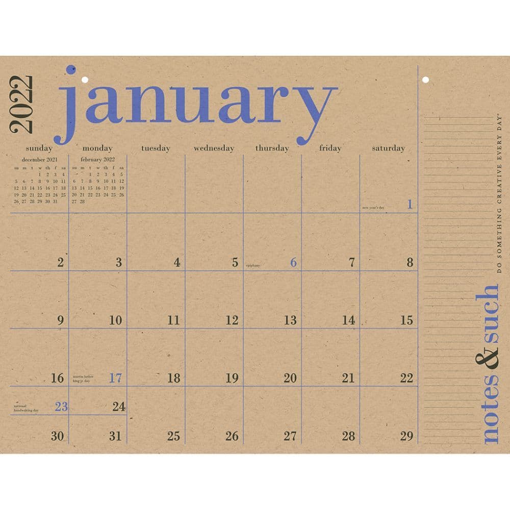 Great Big 2022 Wall Calendar