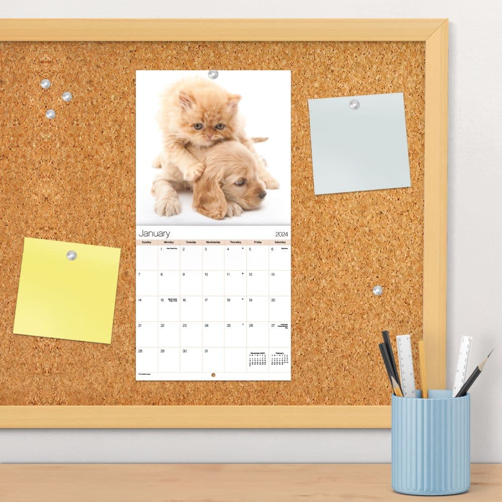 Buddies 2024 Mini Wall Calendar